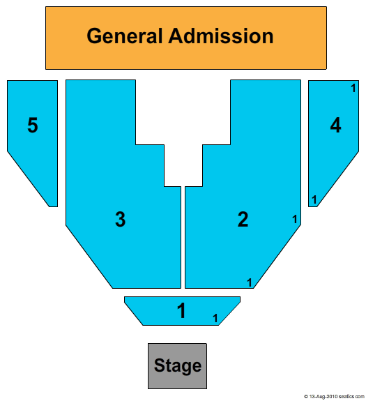 Harry Bridges Memorial Park End Stage Seating Chart